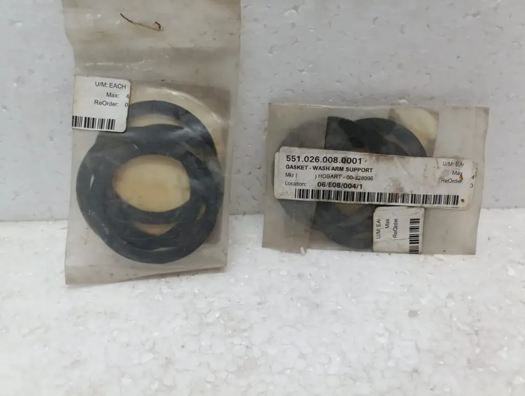 Hobart 00-328998 Gasket Wash Arm Support Lot of  2 Pcs