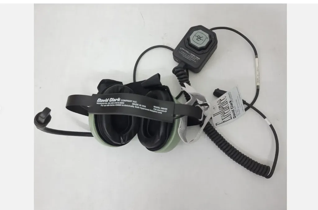 David Clark Headset Model H6640i  P/N- 4041G-07