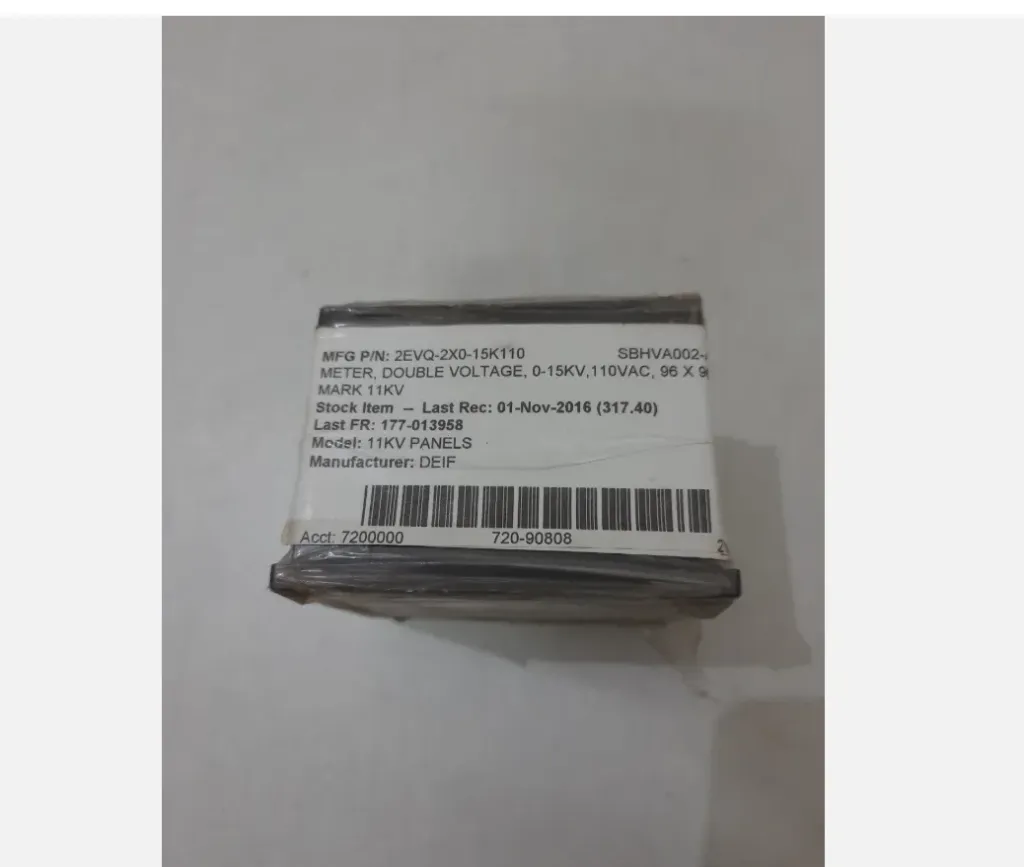 Deif 2EVQ96 Double Volt meter 2EVQ-2X0-15K110