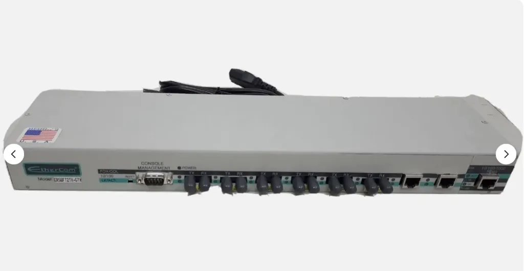 Ethercom Ethernet Switch 6 Port Model- ERS6FT2TX-GTX Free Shipping