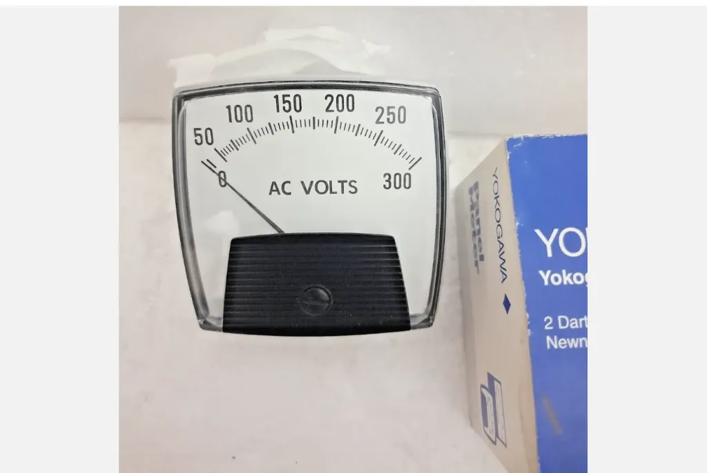 Yokogawa 0- 300  AC Volts Panel Metre P/N No- 250344RXRX Free Shipping