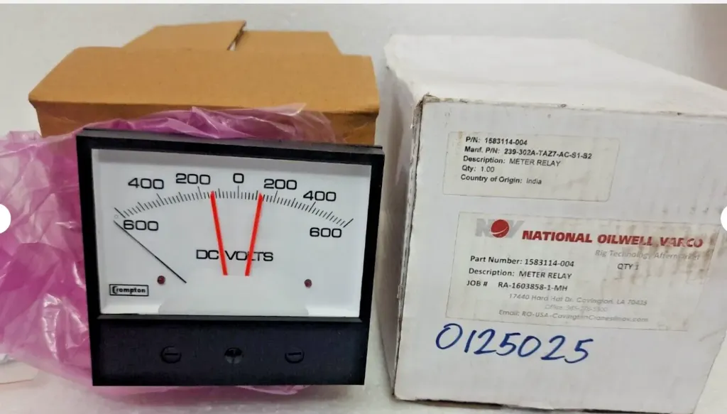 Crompton 239-302A-TAZ7-AC-S1-S2 , SC- 600-0-600 DC Volts Auxiliary - 120V 60 Hz