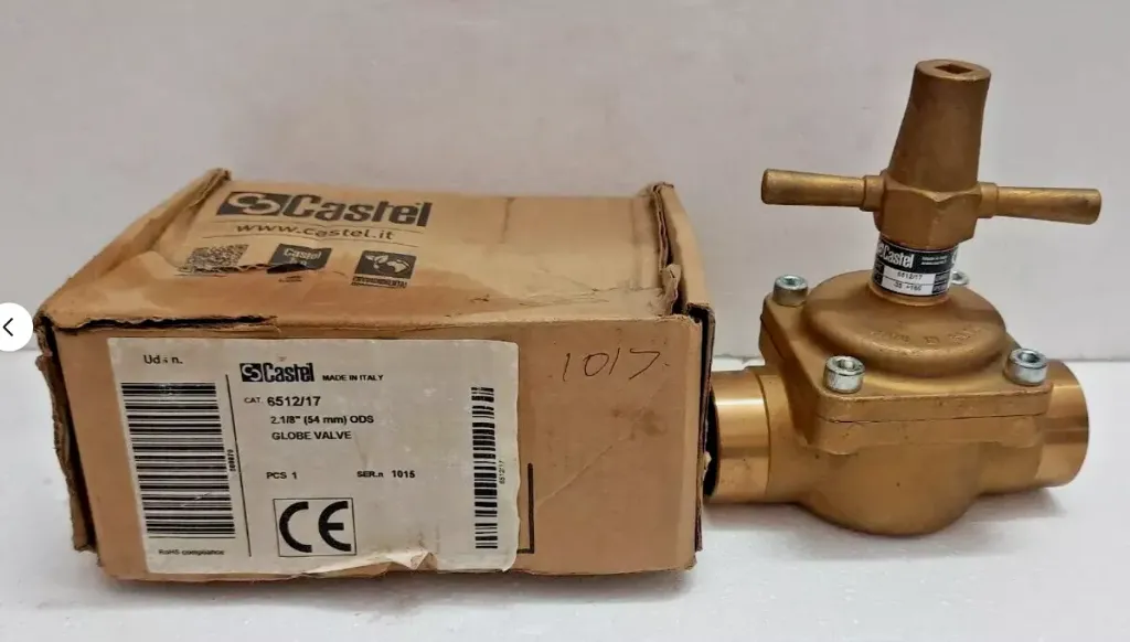 New Castel 6512/17   2.1/8"  (54 mm) ODS Globe Valve Free Shipping