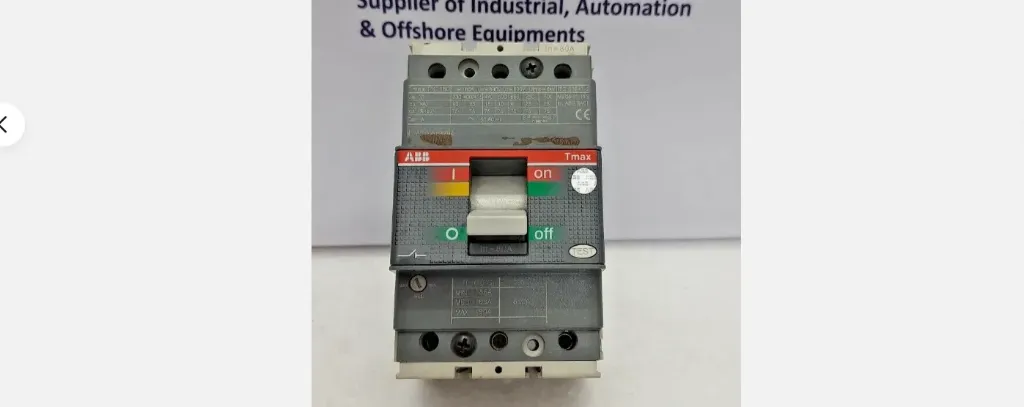 ABB Tmax T1C 160  Circuit Breaker 80 A Iu= 160 A Nr: AC00563394