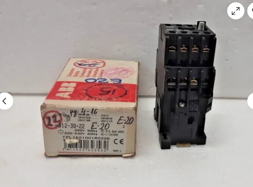 ABB  B12-30-22 220V 220-240V 60Hz FPL1621001R0226  Contactor Expedite Shipping