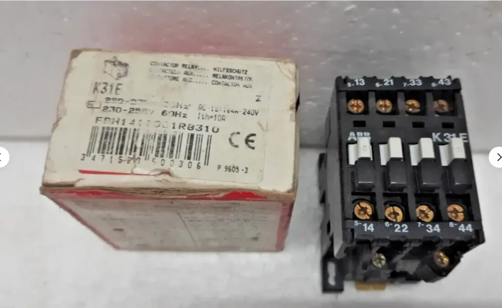 ABB  K31E 220 V FPH1411001R8310 Contactor Relay   New Expedite Shipping