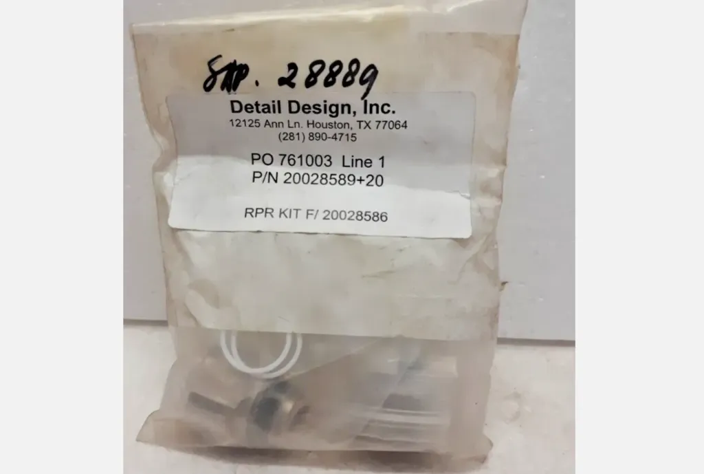 Detail Design 20028589+20 RPR Kit F/ 20028586 # New Expedite Shipping