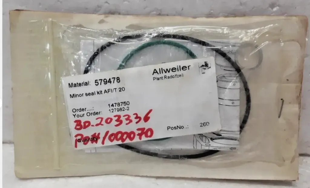 Allweiler 579478 Minor Seal Kit AFI/T 20 Expedite Shipping Worldwide