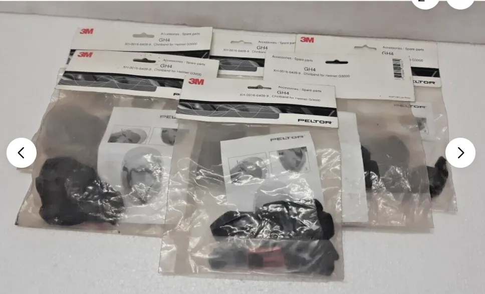 XH-03M  016-6409-9  Chinband For Helmet G3000 GH4  Lot Of 6 Pc