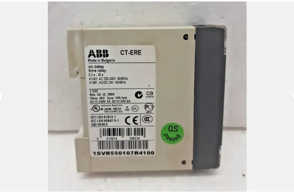 ABB CT-ERE 1SVR550107R4100 On delay timer Relay Used Expedite Shipping Worldwide
