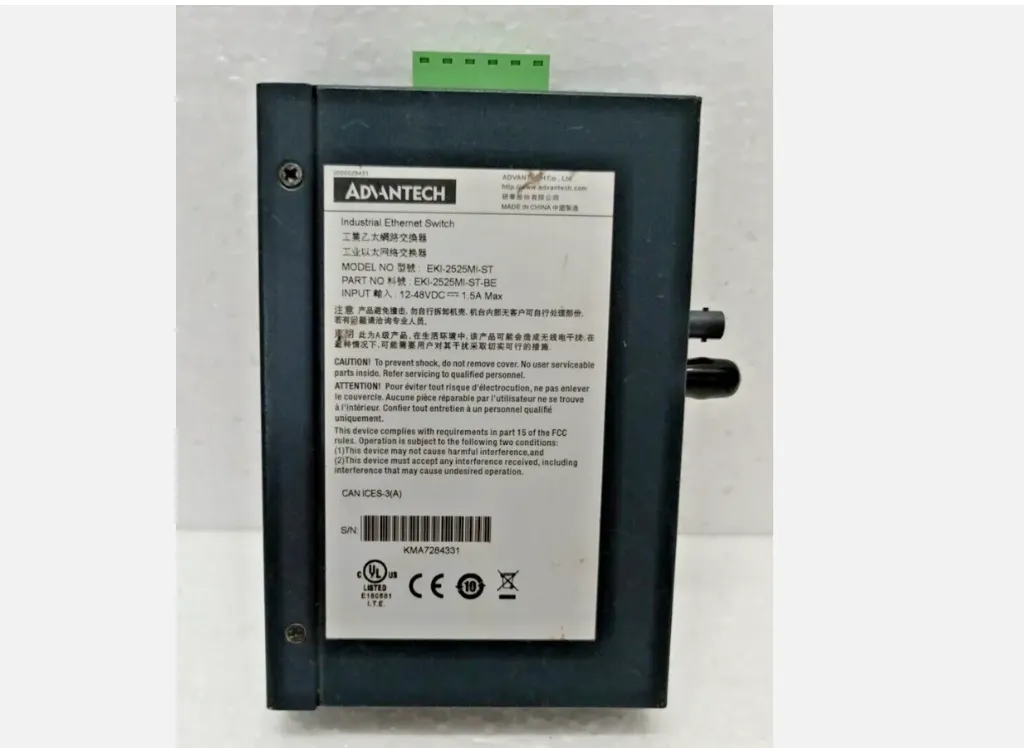 Advantech EKI-2525MI-ST Industrial Ethernet Switch EKI-2525-MI-ST-BE