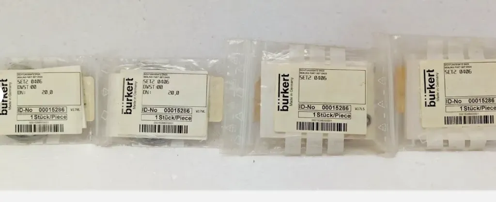 Burkert 00015286 Set 2 0406 Wearing Part Set G 3/4 "-014843Q 4 Pc Lot