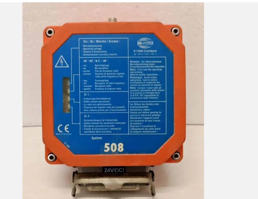 HBC  Radiomatic 508 System D-74564 Crailsheim  Remote 24 V DC