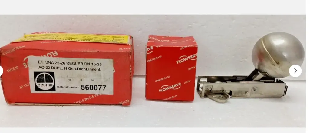 Gestra Flowserve 560077 ET.UNA 25-26 Regler DN 15-25 AO 22 DUPL.H Geh.Dicht.Inne