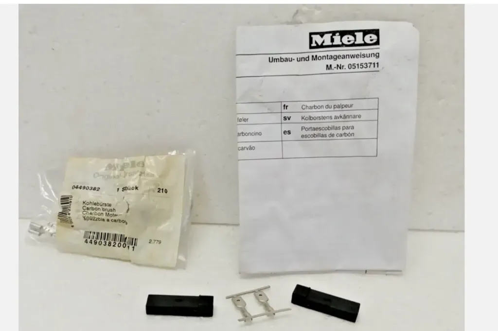 Miele 05153702 Carbon Brush Original genuine  Free Expedite Worldwide