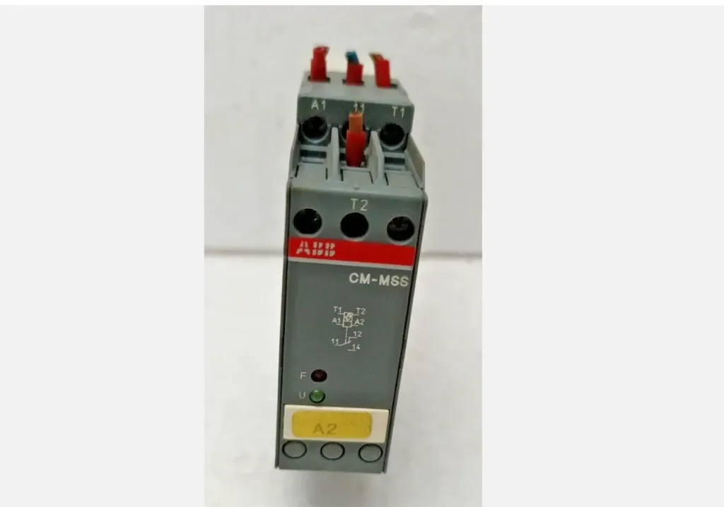 ABB 1SVR430801R1100 CM-MSS Thermistor Motor Protection Monitoring Relay Used