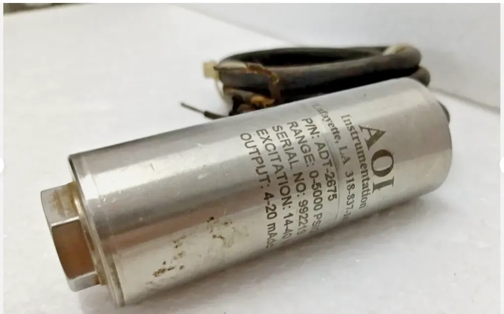 AOI ADT-2675 Range : 0-5000 PSI 14-40 Vdc 4-20mAdc Expedite Shipping Worldwide