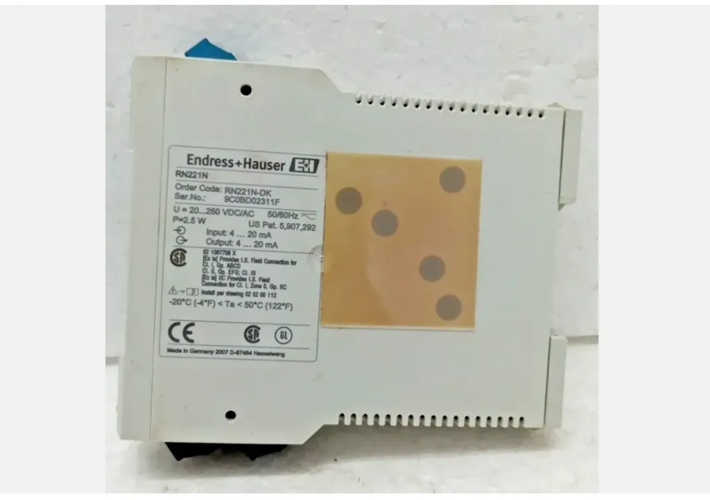 Endress+Hauser RN221N-DK  U = 20....250 VDC/AC  Input  4....20 mA One PiecePrice