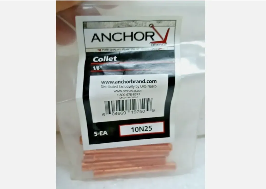 Anchor Collet 1/8 " 10N25  10 Pc Total 2 packet Free Expedite Shipping Worldwide