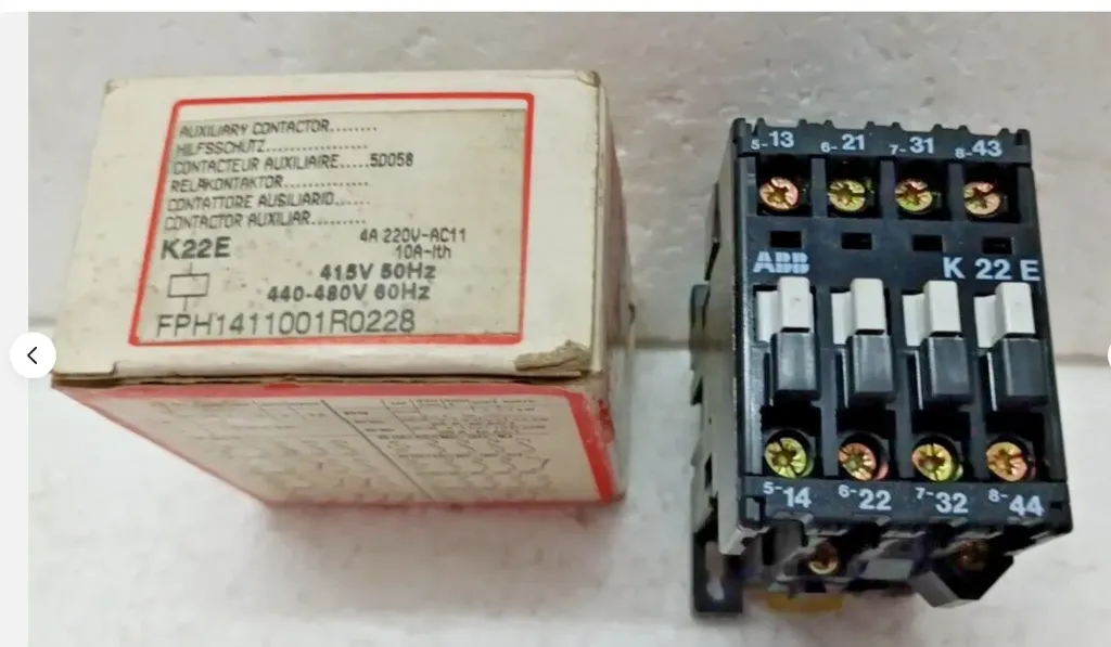 ABB K22E FPH1411001R0228 415 V 50Hz Auxiliary Contactor Free Shipping