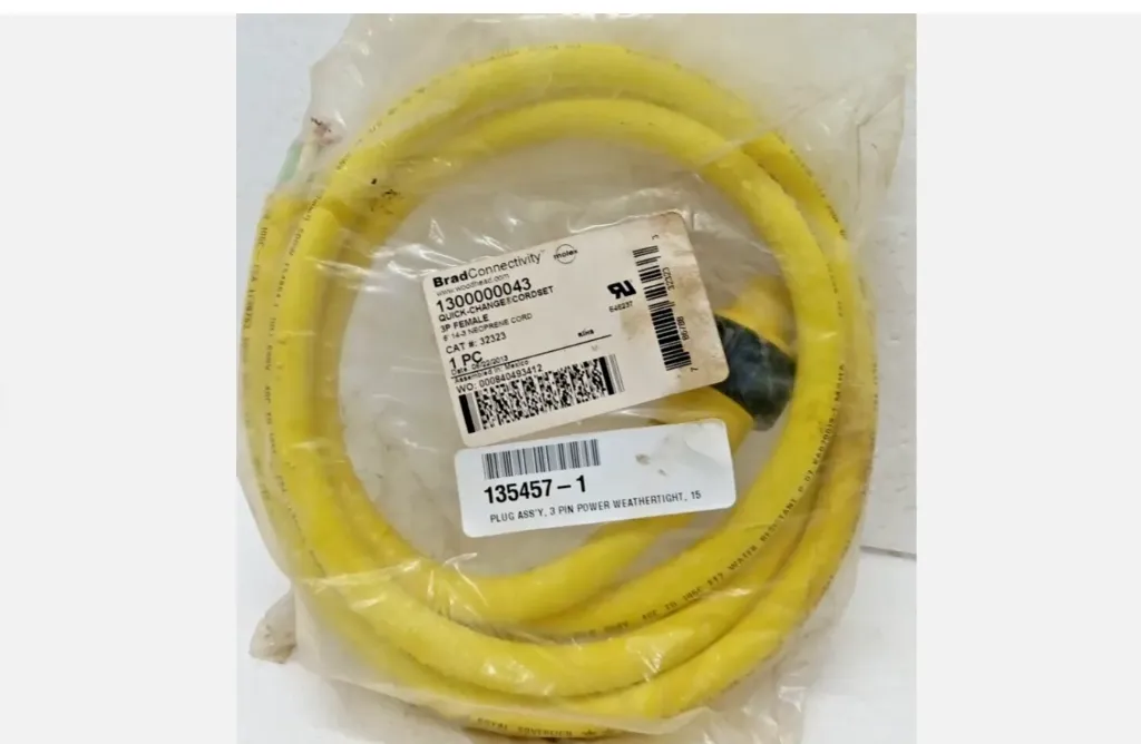 Brad Connectivity  1300000043  Quick Change Cordset 3P Female Woodhead