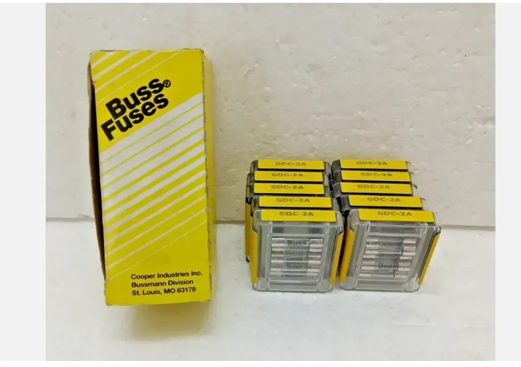 Copper Buss Fuses GDC-2A 5 pc in one pack 10 pack in one box total qty 50 fuses