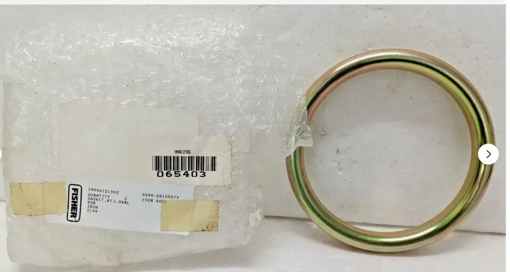 Fisher 1N946121992 Gasket RTJ Oval R38  Lot of 2 Pc  Expedite Shipping Worldwide