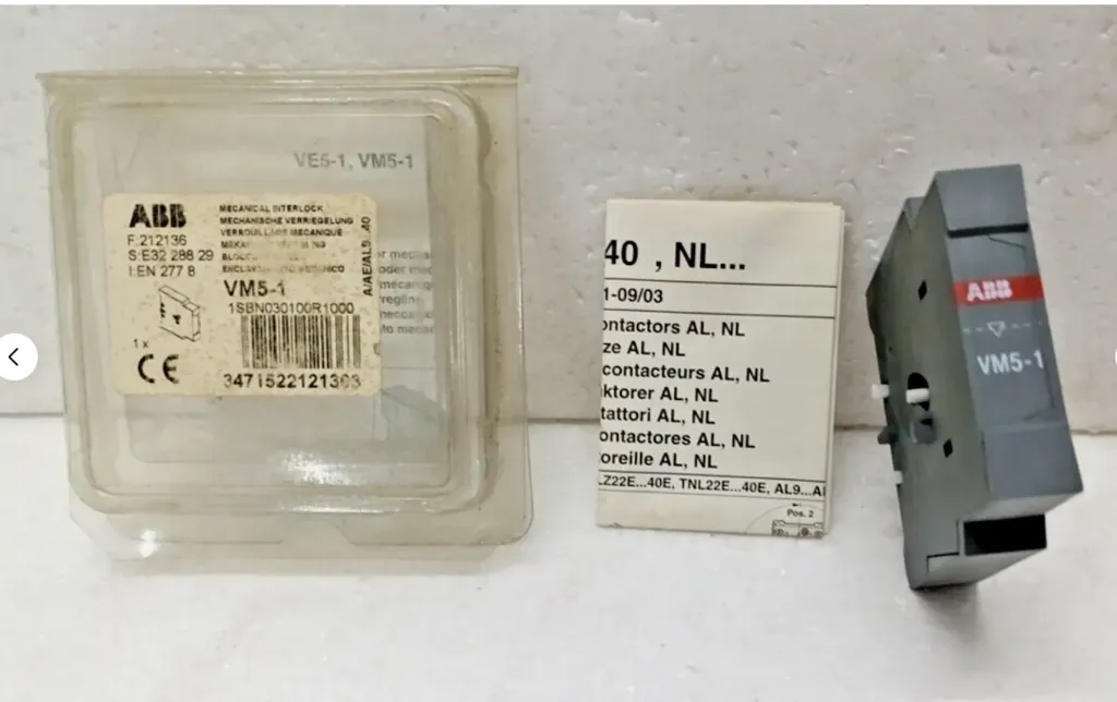 ABB VM5-1  Mechanical Interlock   Free Expedite Shipping Worldwide