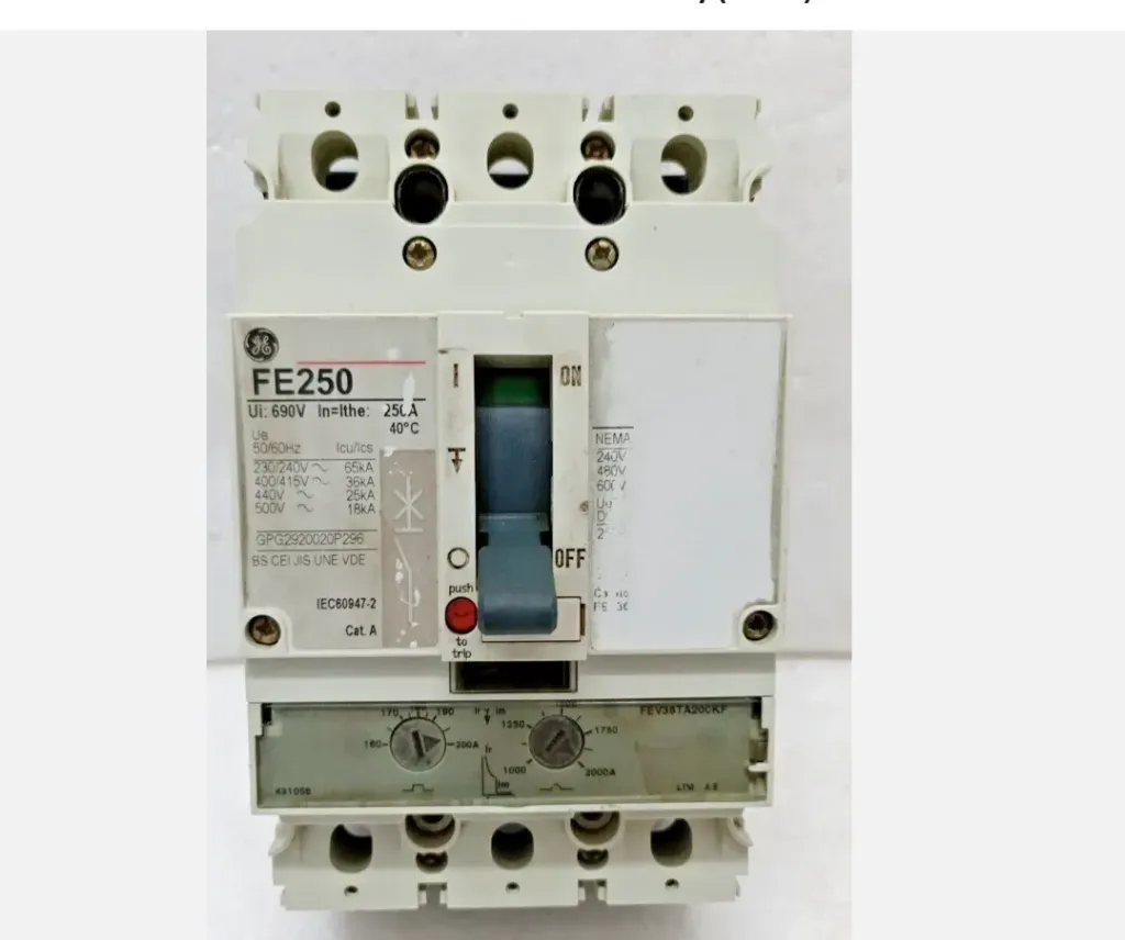 General Electric FE250 200A  FEV36TA200KF Used Expedite Shipping