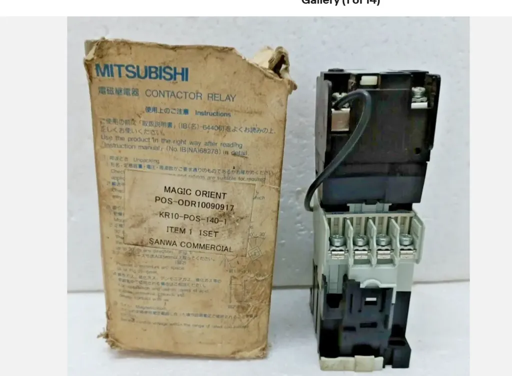 Mitsubishi SRL-N4 100 V Contactor Relay  Free Expedite Shipping Worldwide