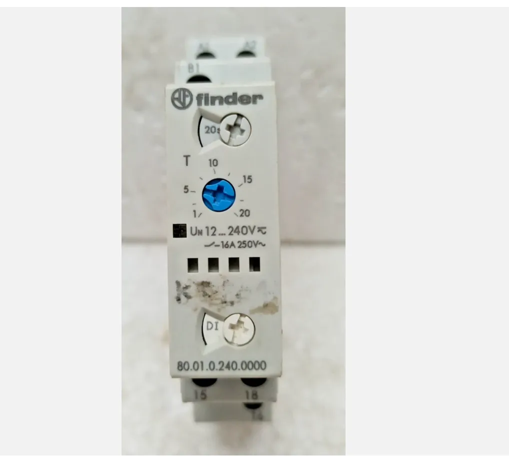 Finder 80.01.0.240.0000  12-240 V ac/dc Time Relay 80.01.0.240.0000