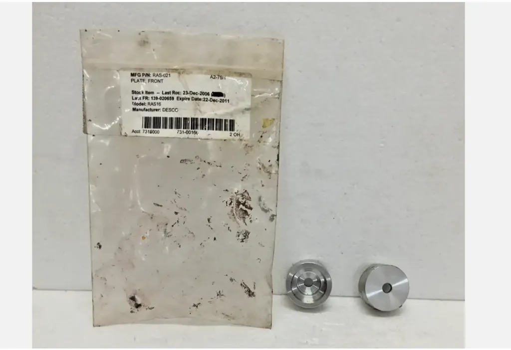 Desco Ras-021 Plate Front For RAS16 Desco RAS16  Lot of 2 pcs