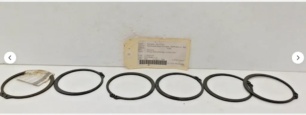 Drilco 12460-24 Ring Retaining For Cathead Ezy-torque Hydraulic Md Lot of 6 Pcs