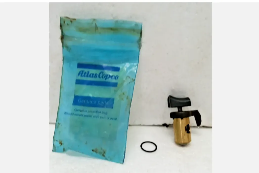 Atlas Copco Genuine Parts Kit – Valve with O-Ring (New in Bag, OEM Replacement)