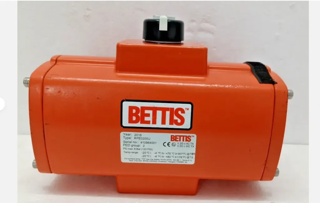 Bettis RPE0200U Pneumatic Actuator – 8 Bar / 120 PSI – 2018 – Type RPE0200U