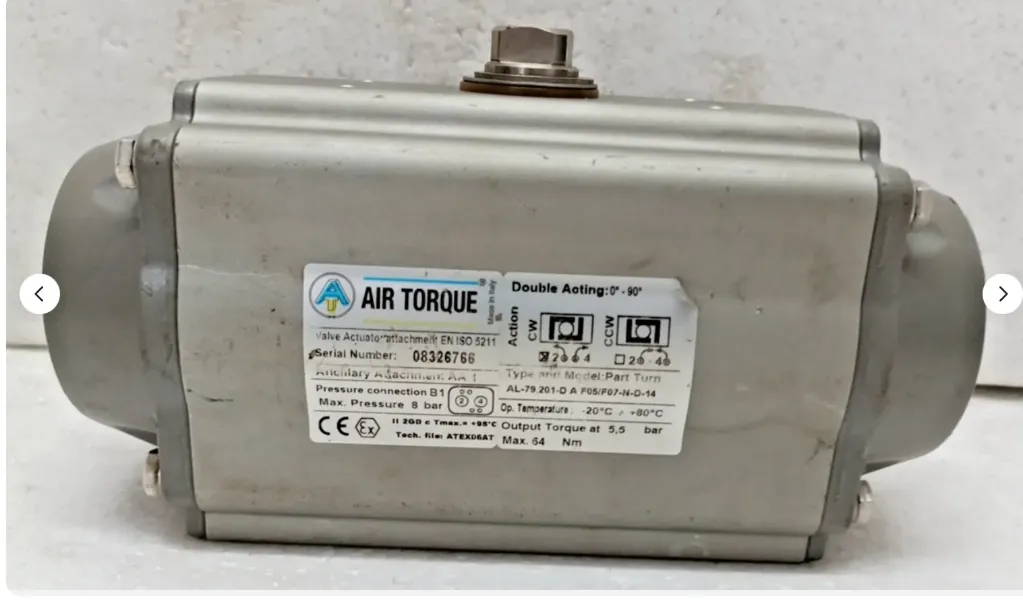 Air Torque AL-79-201-D-A F05/F07-N-D-14 Pneumatic Actuator – Double Acting, 64Nm