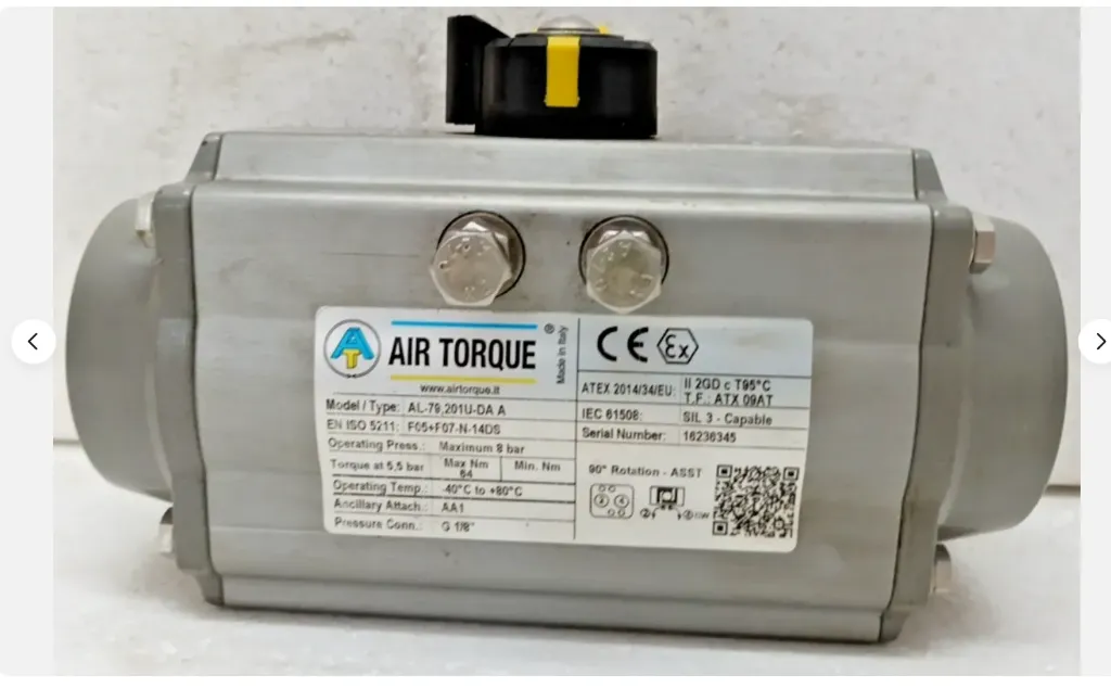 Air Torque AL-79-201U-DA-A Pneumatic Actuator F05/F07-N14D5 – Double Acting, 84