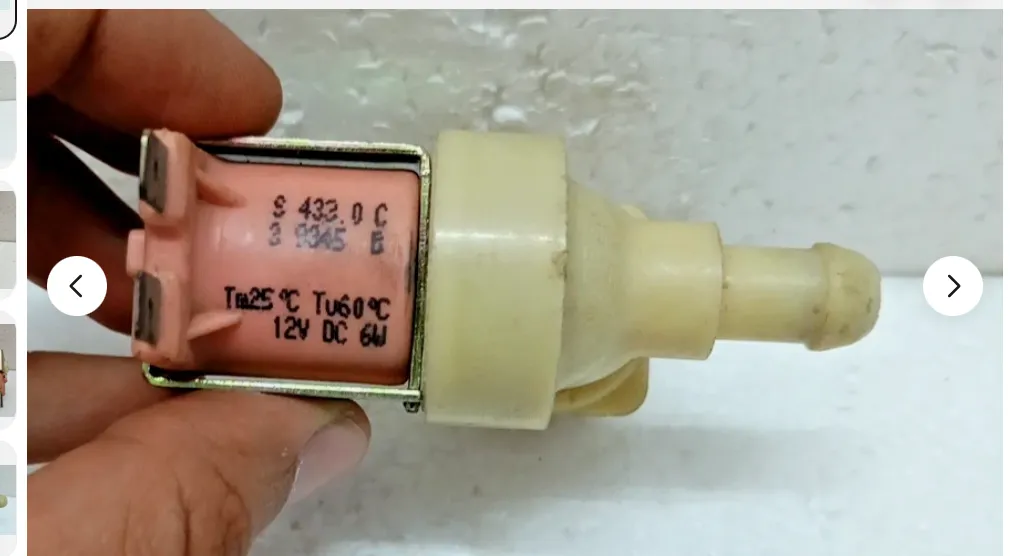 12V DC 6W Solenoid Valve S433.0C Tu60°C Automotive Vacuum Control Valve