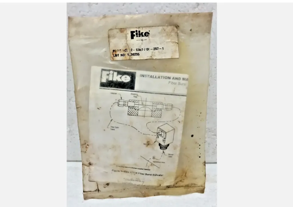 Fike Burst Indicator Kit Banner LLK Fibre Mtg Accessory 26260 EID 3026260 Lot 2