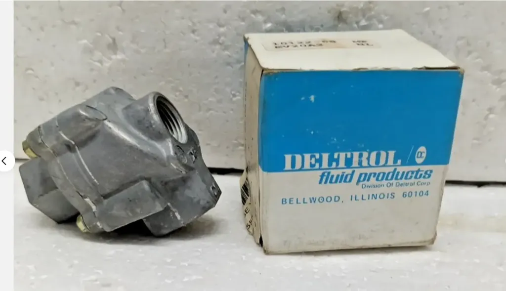 Deltrol EV20A2 Quick Release Valve 1/4 " New In Box  Expedite Shipping