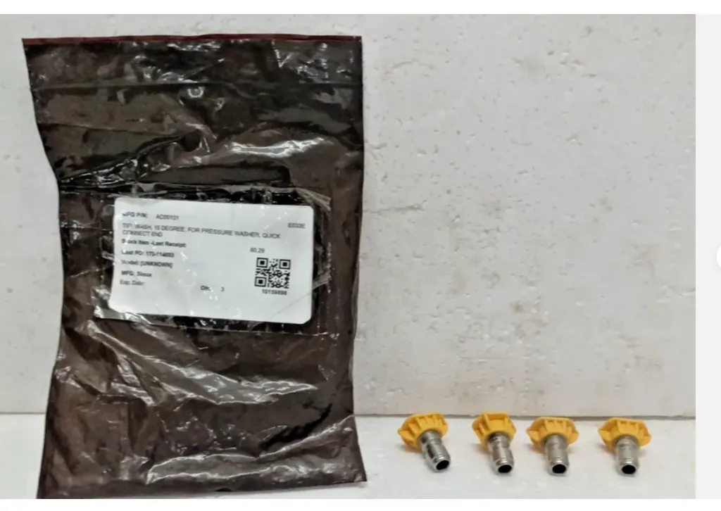 General Pump 15060  Tip Wash 15 Degree For Pressure Washer Lot of 4 Pcs