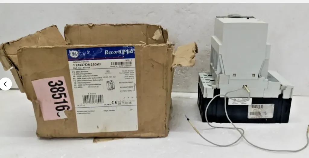 GE FEN37DN250KF Circuit Breaker 3P 250A 600V New Surplus – Record Plus Series