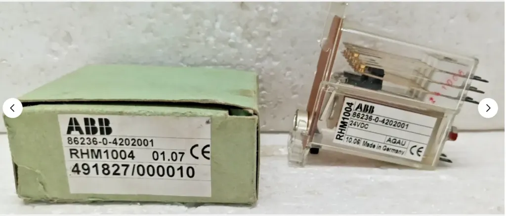 ABB 86236-0-4202001  RHM1004 24 VDC Relay New In Box Free Expedite Shipping