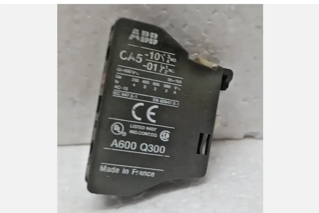 ABB CA5-10-01 Auxiliary Contact Block 1NO+1NC Used A600 Q300 Lot Of  6 Pcs