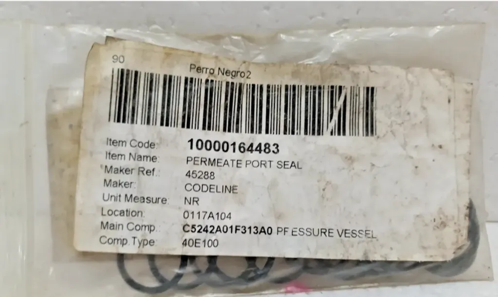 Codeline 45288 Permeate Port Seal 19 Pcs Free Expedite Shipping