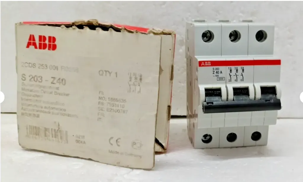ABB S203-Z40 2CD S253 001 R0558 Miniature Circuit Breaker S203-Z40 2CDS253001R05