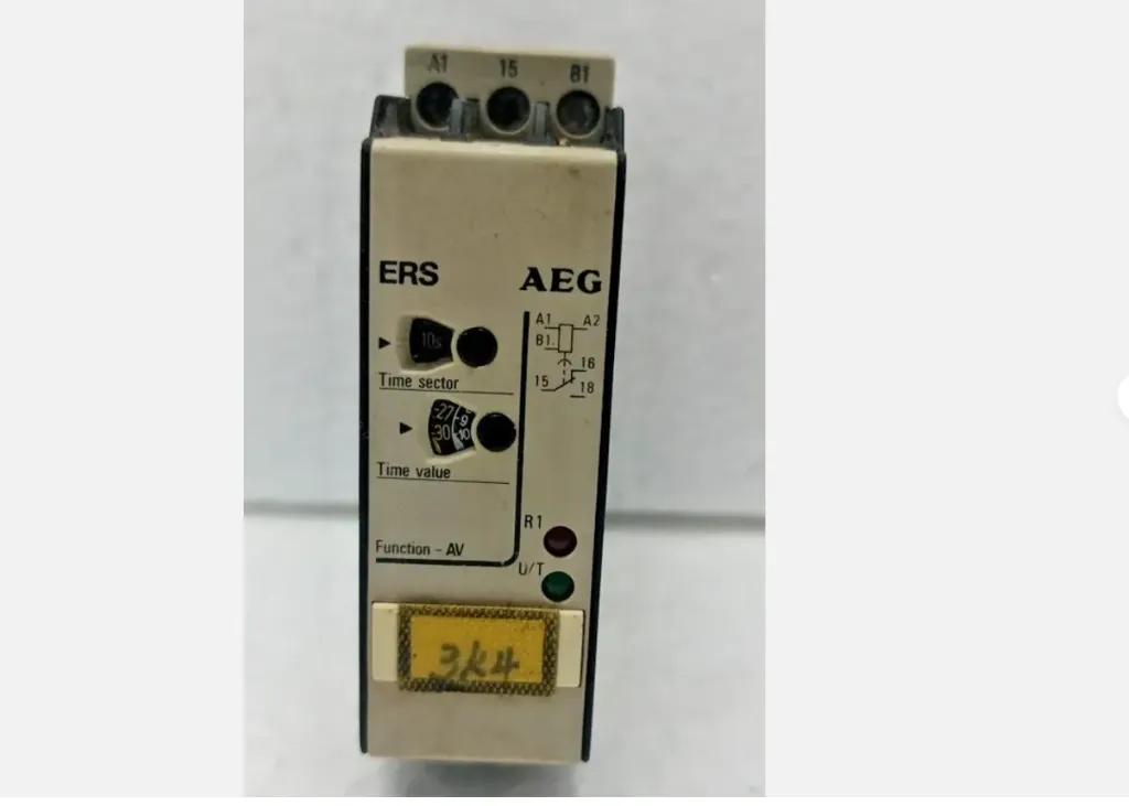 AEG ERS AV Timer Relay  – Adjustable Delay Time Sector – Used