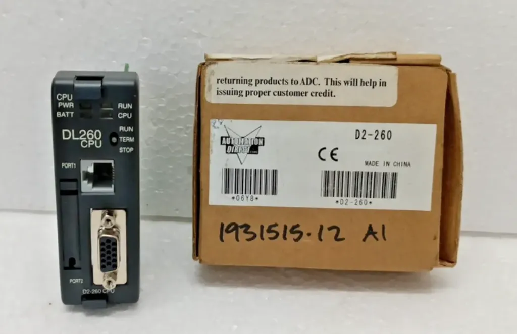 Automation Direct DL260 CPU Module D2-260 PLC Processor Unit w/ Box