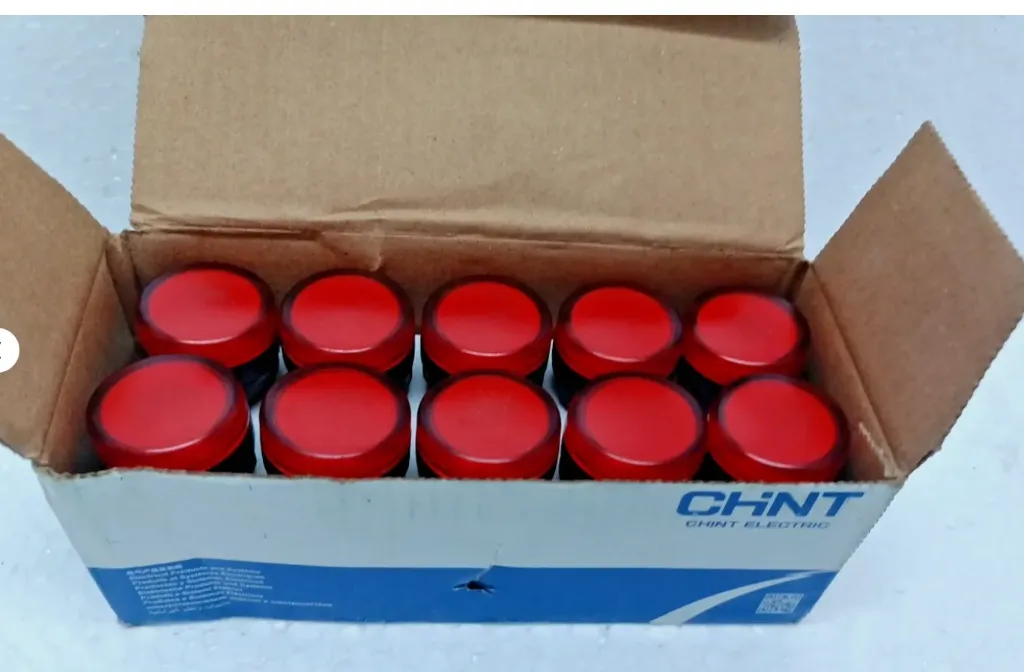 Chint NDT16-22DS/4 AC 220 V Red 10 Pcs Box Free Expedite Shipping