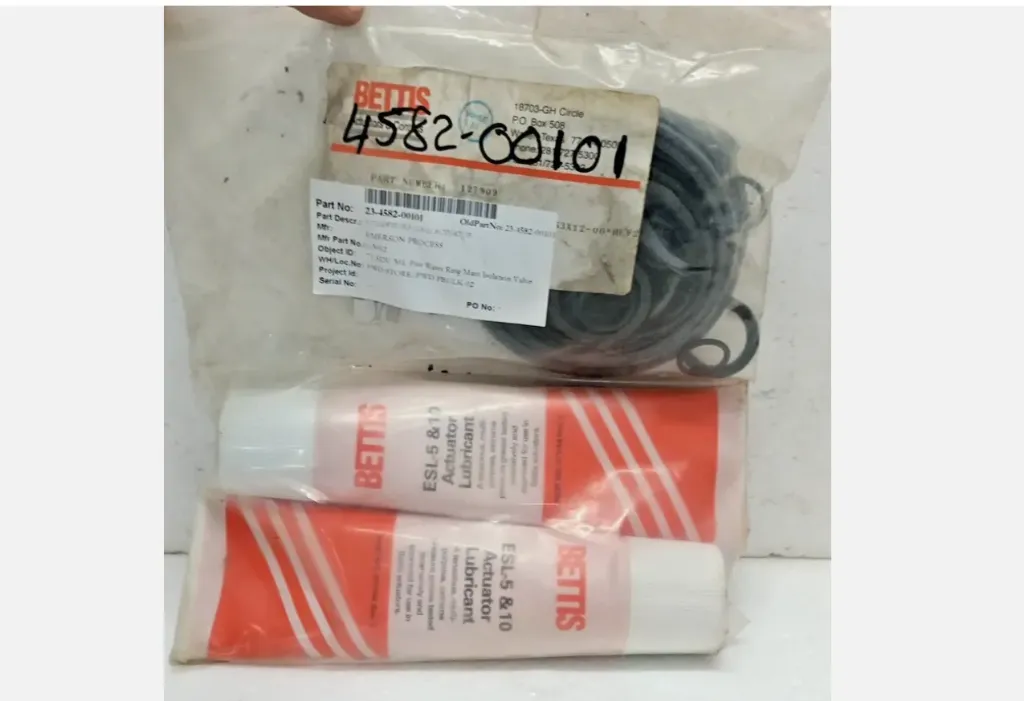 Emerson Bettis 127909 Service Kit G3012  Actuator Service Kit New Sealed